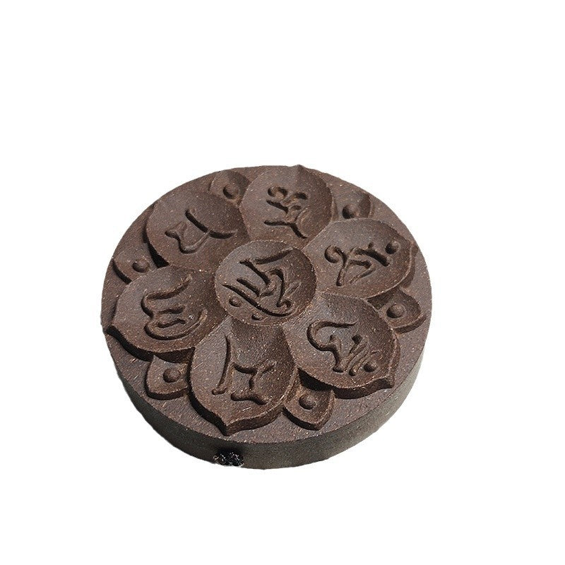 Gufa Hehe Xiangxiang Brand Six Character Mantra Car Pendant Hanging Decoration Car Hanging Decoration Durable Fragrance Brand Wear Fragrance with You