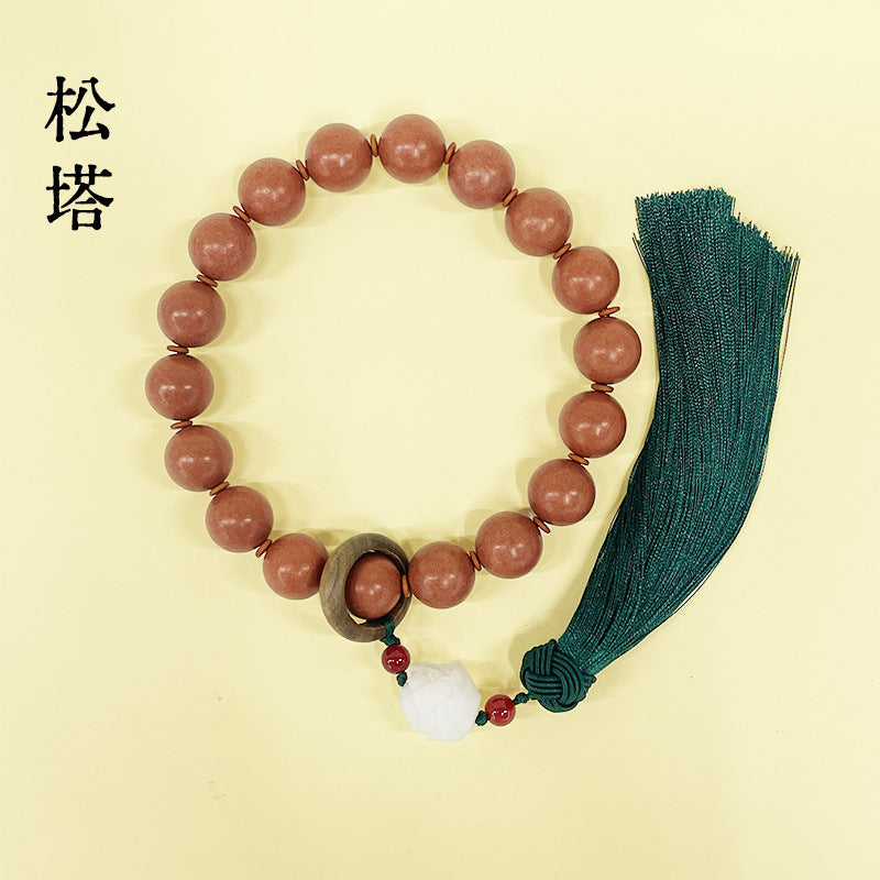 草木琅中药香珠十八子合香珠手持文玩古法中药手串香珠