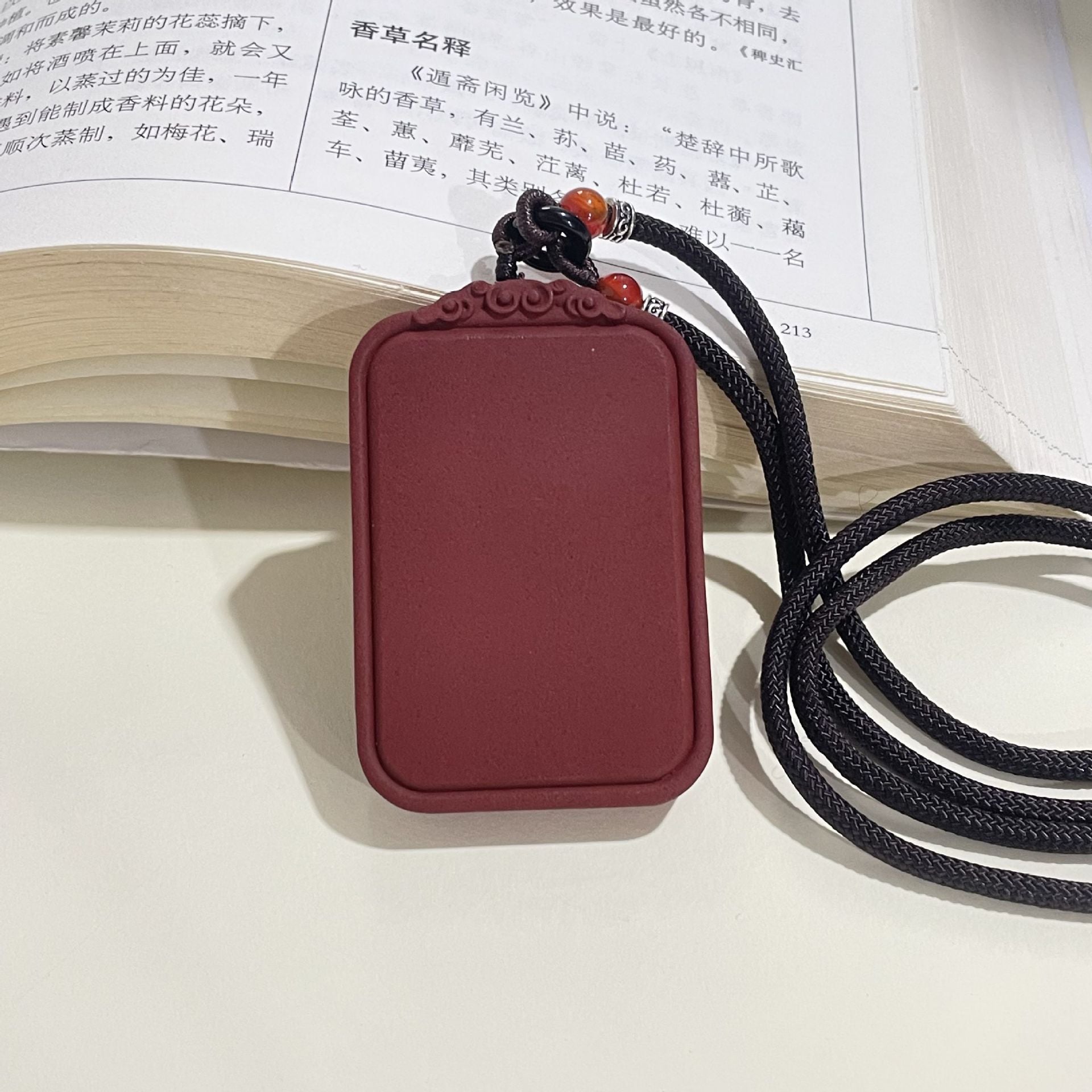 草木琅天然草本香材手工制作龙涎香合香牌吊坠挂件
