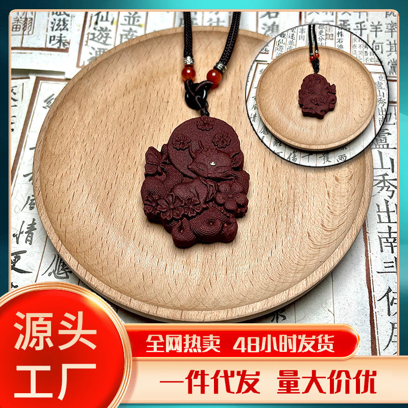 Natural herbal fragrant materials, ancient handmade rose fragrance, Qingqiu Phoenix Nine Tailed Fox stamen Lady pendant wholesale