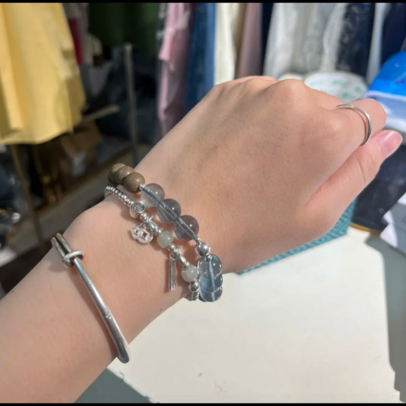 草木琅Qingshan Guiyue Yulan Qingti Magnolia Bloom Breathe Easy Bracelet