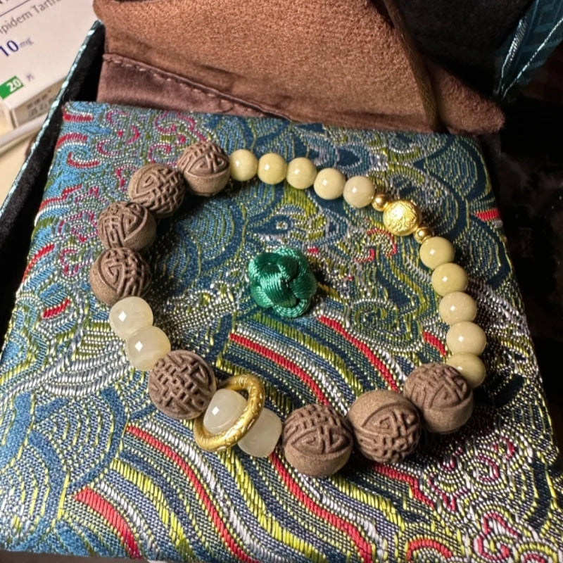 草木琅Qinglian Mianyun Anmeng Tranquil Nights Natural Aromatherapy Bracelet