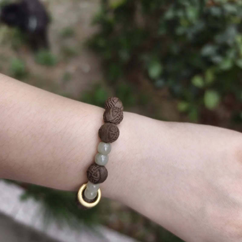 草木琅Qinglian Aixiang Qingrao "Clear Mind" Herbal Bracelet