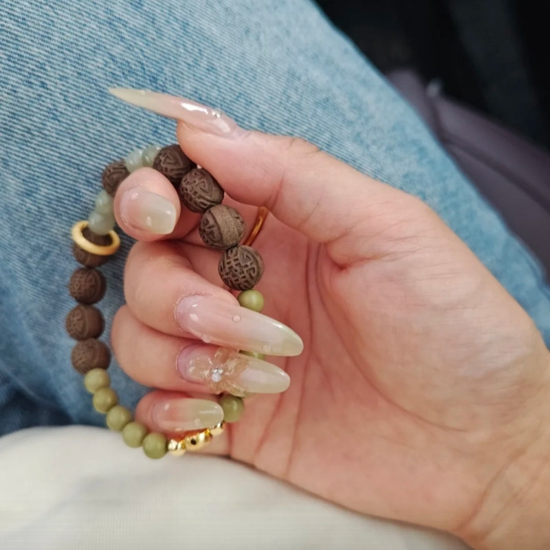 草木琅Qinglian Mianyun Anmeng Tranquil Nights Natural Aromatherapy Bracelet