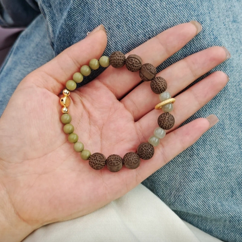 草木琅Qinglian Aixiang Qingrao "Clear Mind" Herbal Bracelet