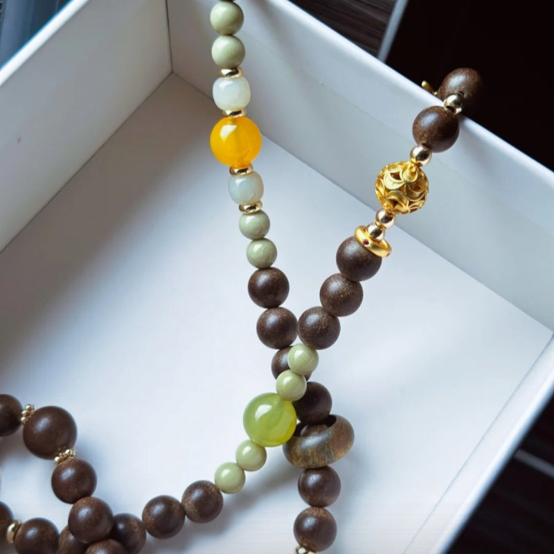 草木琅 Moyu Fang: Lily & Magnolia Serenity Bracelet