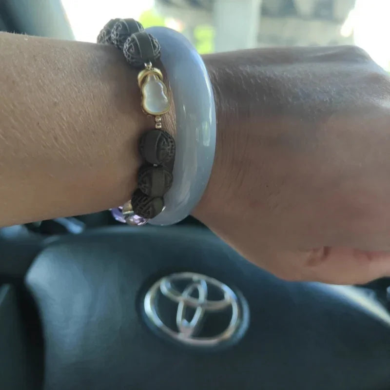 草木琅 Ziling: Rose Serenity Handcrafted Bracelet