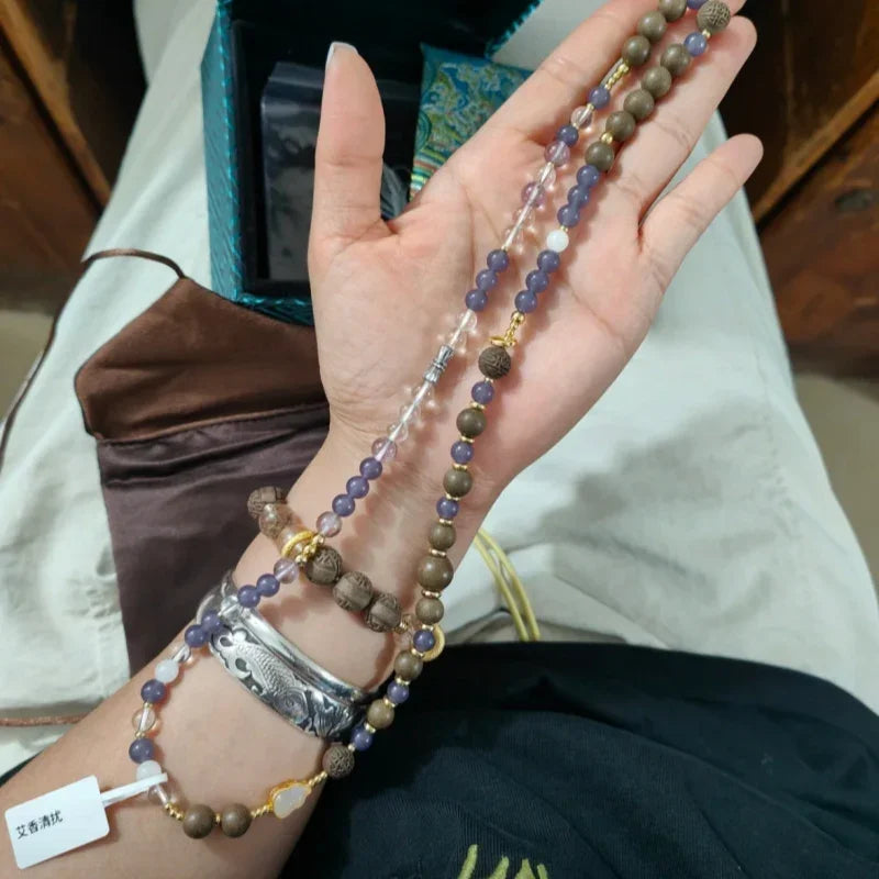 草木琅 Ziyanfu: Mint & Mugwort Tranquility Bracelet