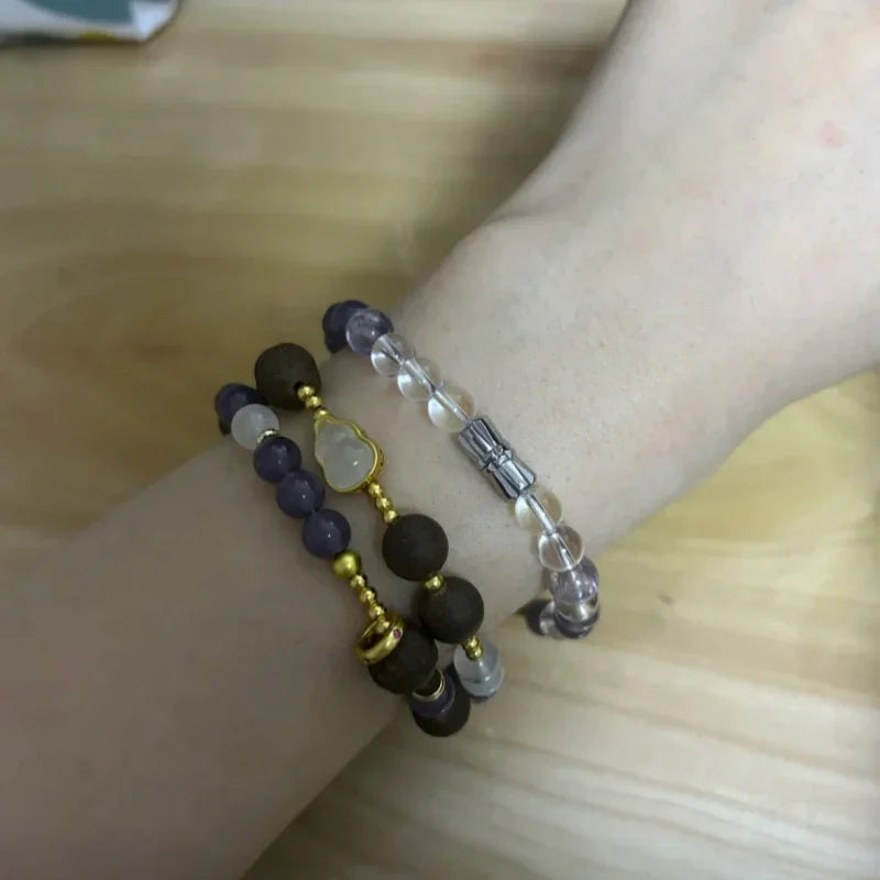 草木琅 Ziyanfu: Lily & Magnolia Serenity Bracelet
