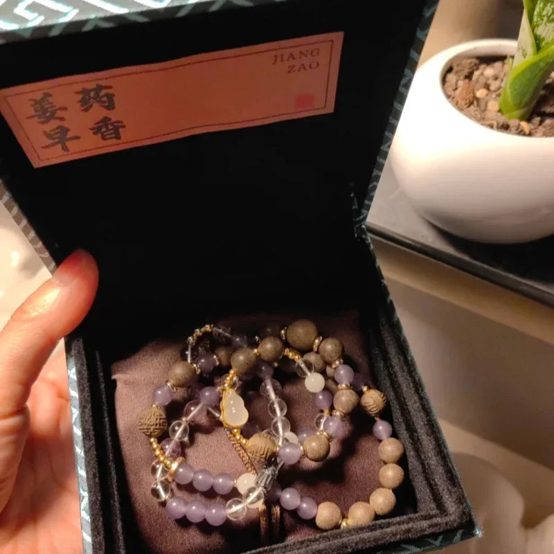 草木琅 Ziyanfu: Mint & Mugwort Tranquility Bracelet