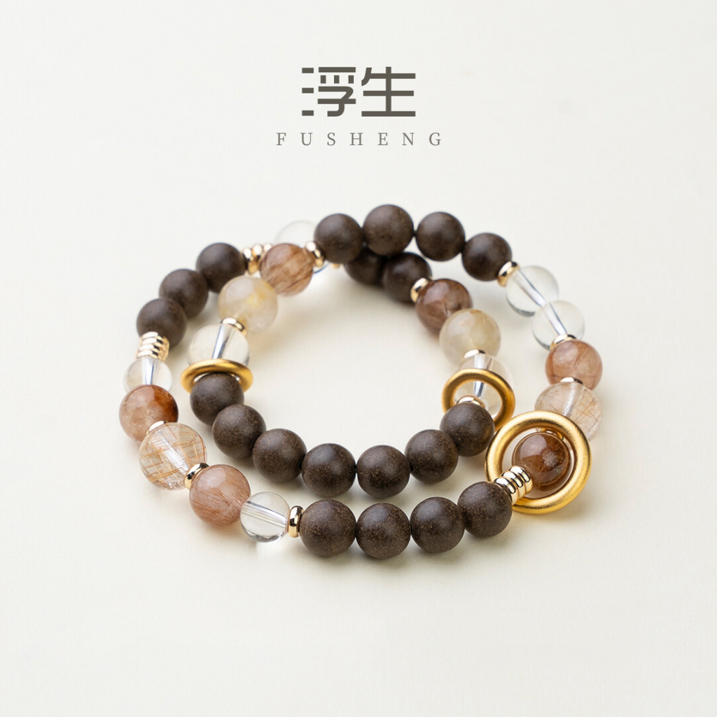 草木琅Fusheng Meigui Changqing Rose Herb Bracelet
